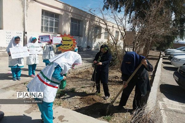 مراسم روز درختکاری در نهبندان