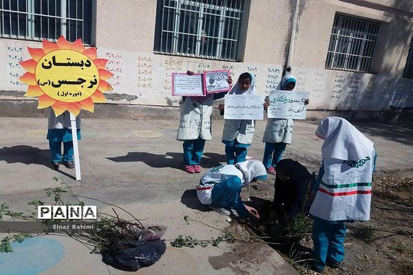 مراسم روز درختکاری در نهبندان