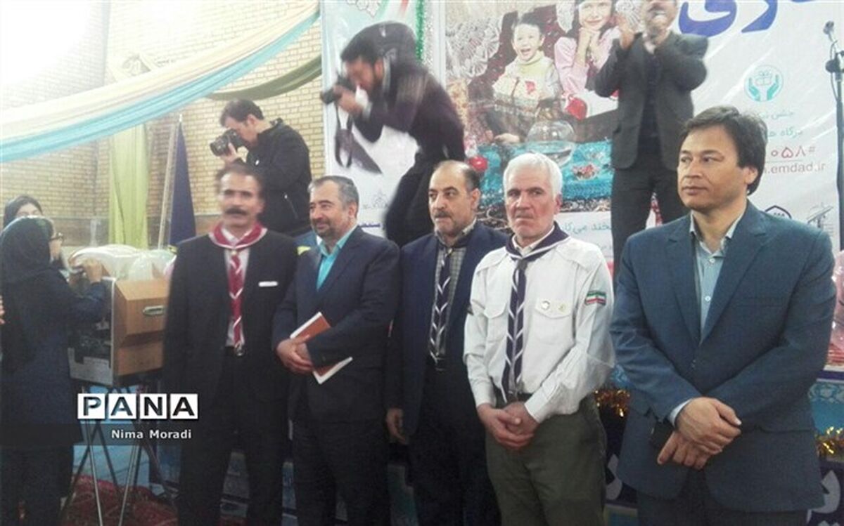 برگزاری جشن  نیکو کاری در دبیرستان نرجس بجنورد