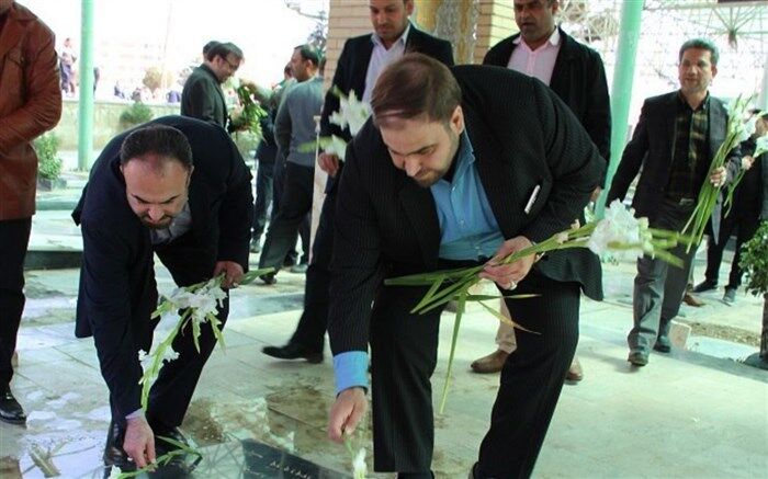 تجدید میثاق شهردار چهاردانگه با آرمانهای شهدا