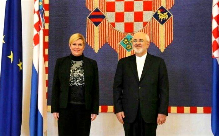 ظریف: ایران می تواند منبع مطمئنی برای تامین انرژی کرواسی باشد