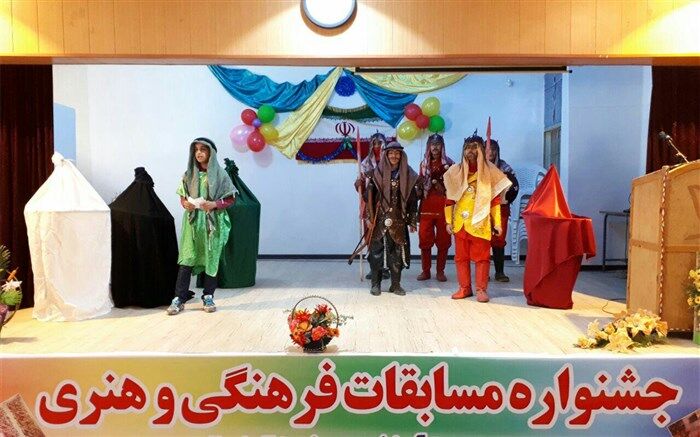 برگزاری مسابقات هنرهای نمایشی در زبرخان