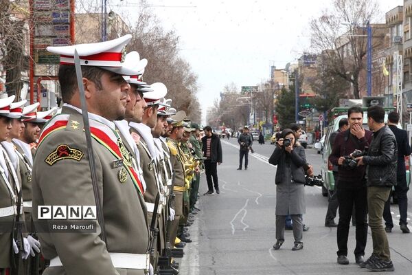 آیین باشکوه تشییع پیکر مطهر ۴ شهید گمنام دوران دفاع مقدس