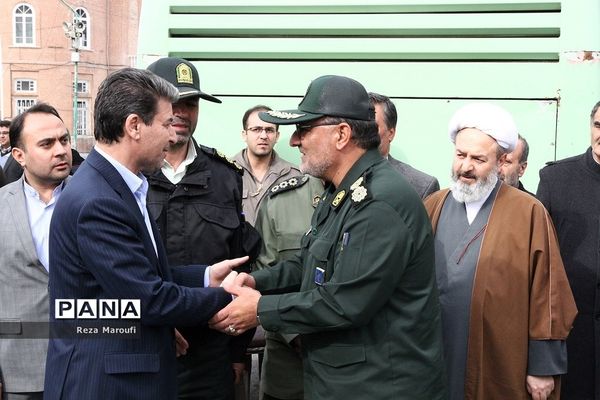 آیین باشکوه تشییع پیکر مطهر ۴ شهید گمنام دوران دفاع مقدس