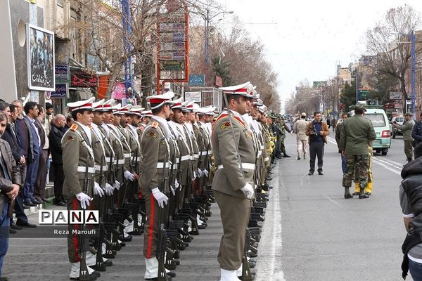 آیین باشکوه تشییع پیکر مطهر ۴ شهید گمنام دوران دفاع مقدس