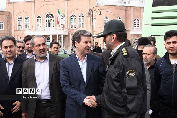 آیین باشکوه تشییع پیکر مطهر ۴ شهید گمنام دوران دفاع مقدس