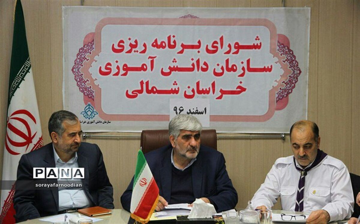 نشست شورای برنامه ریزی سازمان دانش آموزی خراسان شمالی برگزار شد
