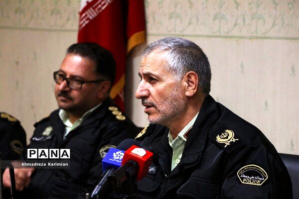 نشست خبری سردار گودرزی فرمانده انتظامی استان فارس