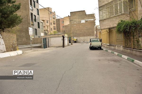 خیابان های تهران در روزهای نوروز