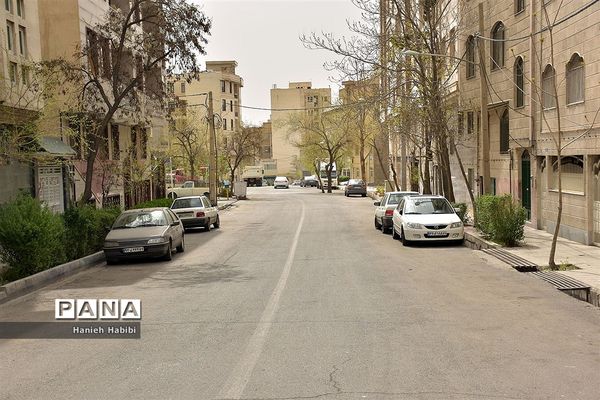 خیابان های تهران در روزهای نوروز