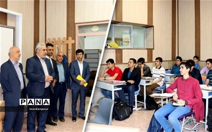 دیدار سرپرست آموزش و پرورش استان اصفهان با دانش آموزان المپیادی