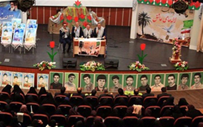 برگزاری یادواره شهدا در دبیرستان شاهد قمربنی هاشم ناحیه یک اراک