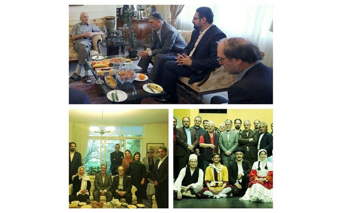 دیدار نوروزی وزیر ارشاد با برخی هنرمندان