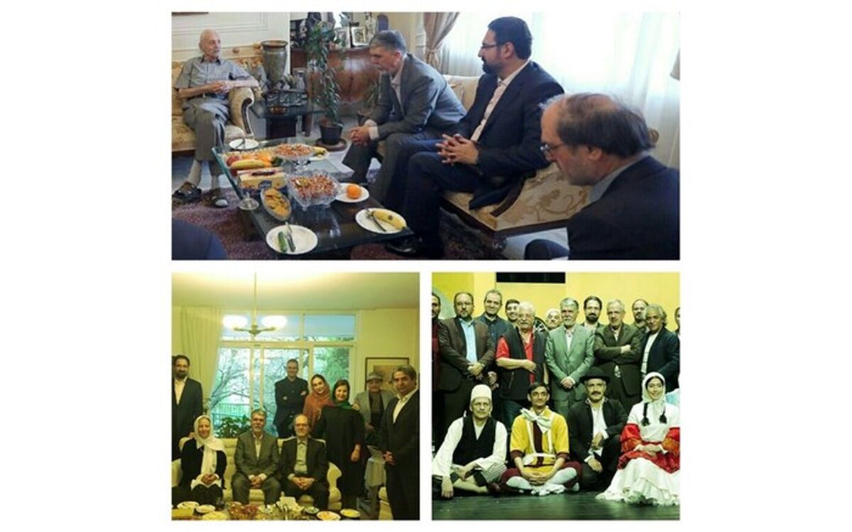 دیدار نوروزی وزیر ارشاد با برخی هنرمندان