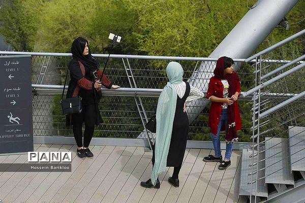 پل طبیعت تهران در نوروز