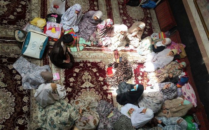 برگزاری مراسم معنوی اعتکاف در چهاردانگه