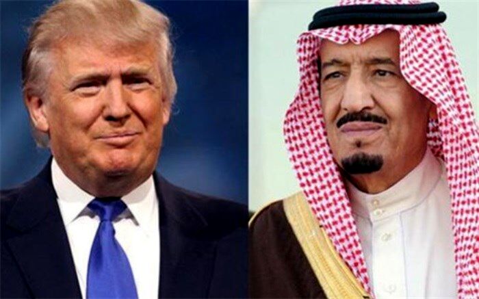 گفت‌و‌گوی ترامپ و پادشاه عربستان درباره ایران
