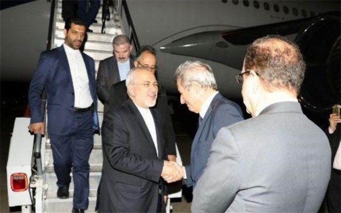 ظریف وارد اروگوئه شد