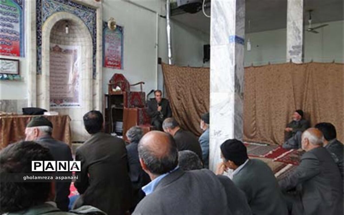 دیدار صمیمانه اهالی روستای بزمه با مدیر آموزش و پرورش فریدونشهر