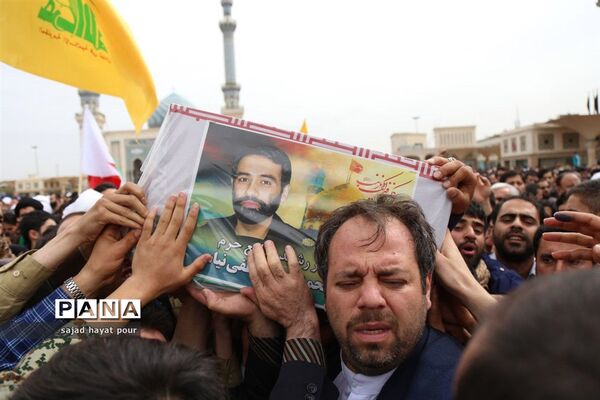 تشییع پیکر شهید مدافع حرم محمد مهدی لطفی نیاسر