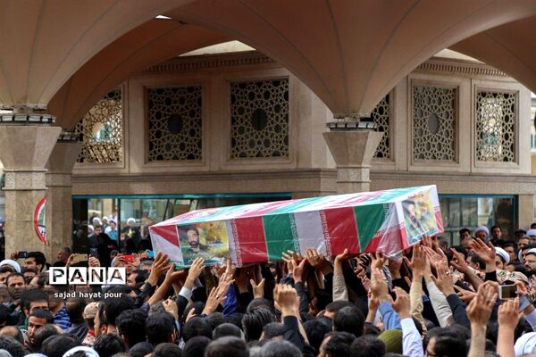 تشییع پیکر شهید مدافع حرم محمد مهدی لطفی نیاسر