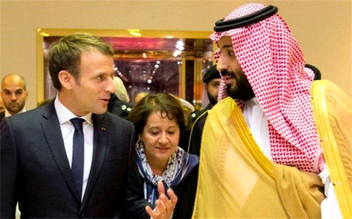 افشای مشاجره  مکرون و بن سلمان درباره ایران در ریاض