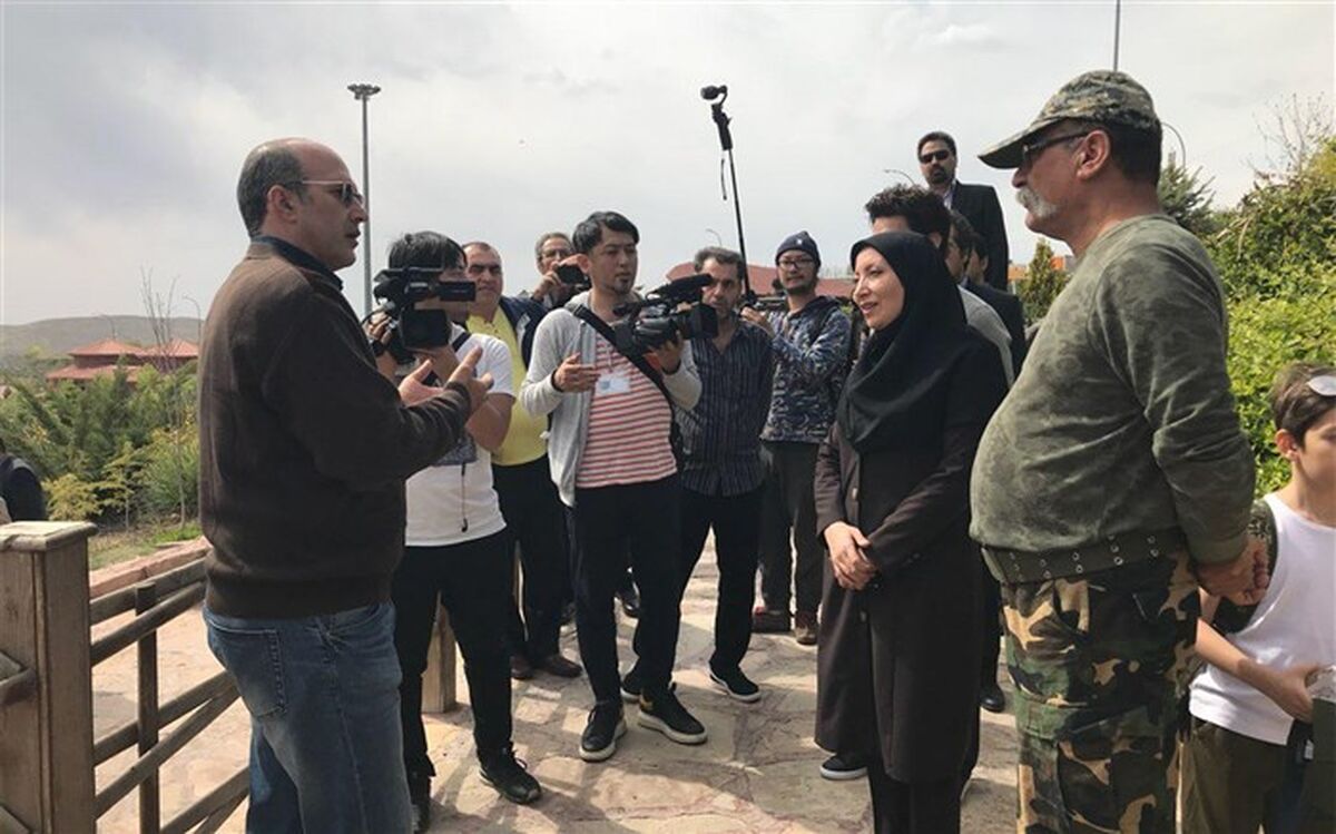 بازدید گروه فیلم‌سازی شبکه تلویزیونی فوجی ژاپن از دهکده طبیعت قزوین