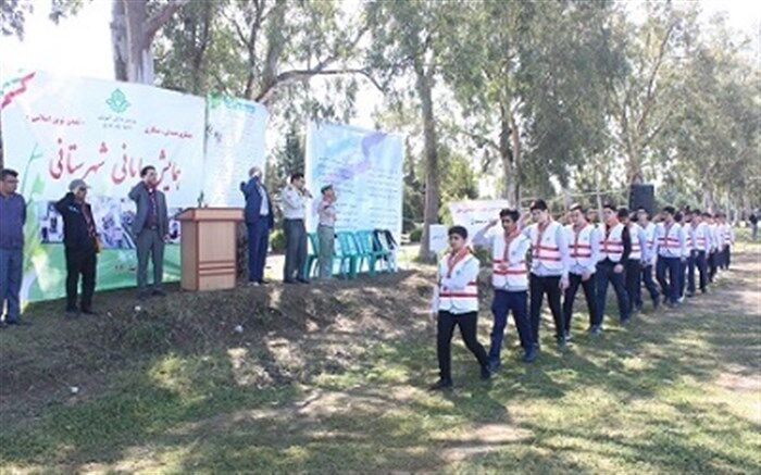 همایش پایانی تشکیلات پیشتازان پسر مدارس ساری برگزار شد