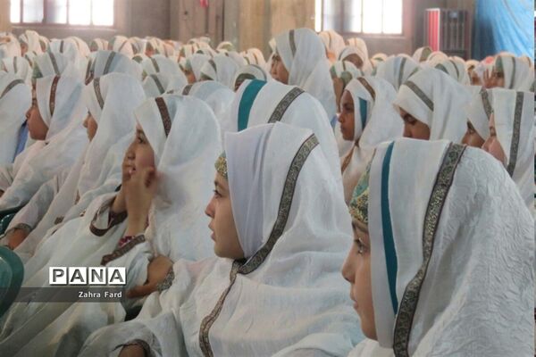 مراسم جشن عبادات دانش آموزان نیریزی