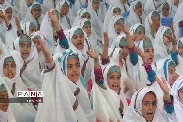 مراسم جشن عبادات دانش آموزان نیریزی