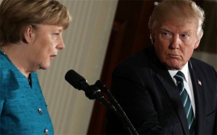 مرکل پس از دیدار با ترامپ: برجام گام اول و موثر است اما کافی نیست