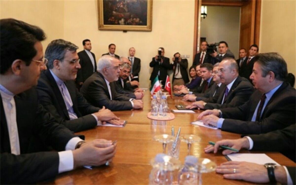 ظریف و چاووش اوغلو در مسکو دیدار کردند