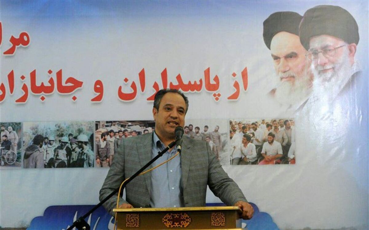 مراسم تجلیل از پاسداران و جانبازان در شهر قدس