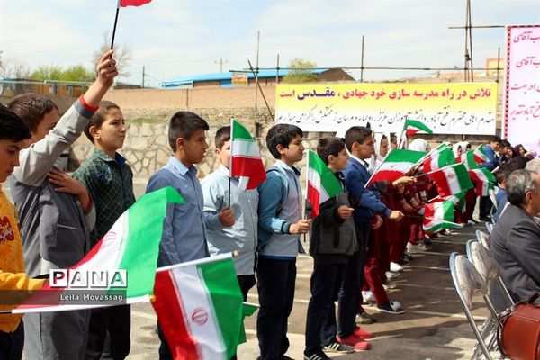 افتتاح مدرسه خیرساز مرحومه حمیده اشکان نژاد در روستای فتح آباد