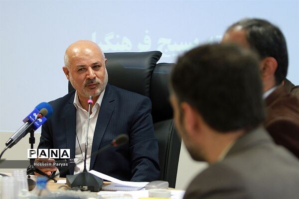 نشست خبری رئیس سازمان بسیج فرهنگیان به مناسبت هفته بزرگداشت مقام معلم و هفته بسیج فرهنگیان