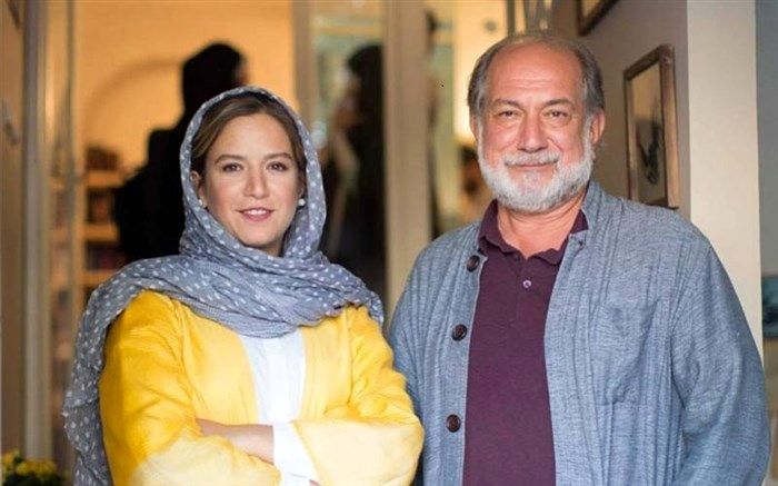 عکسی قدیمی از پدر و دختر بازیگر