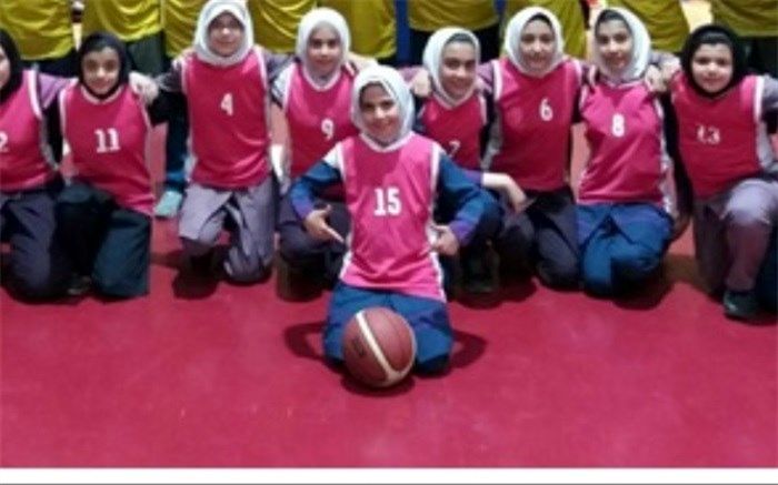 کسب مقام اول ناحیه دو ری درمسابقات مینی بسکتبال شهرستانهای استان تهران