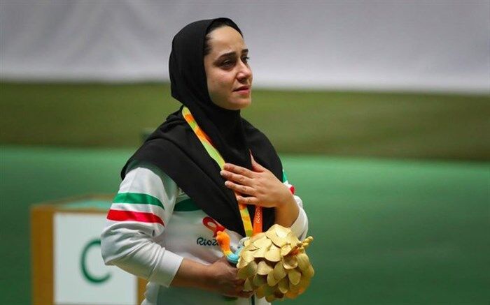 دبل طلایی ساره جوانمردی در تیراندازی قهرمانی جهان