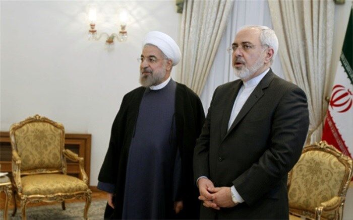 جلسه برجامی ظریف و روحانی در پاستور