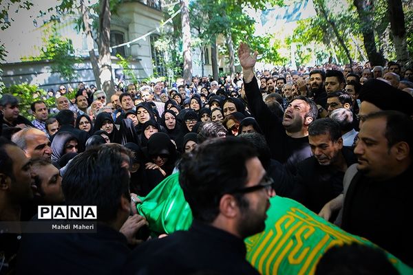 تشییع پیکر مرحوم قاسم افشار