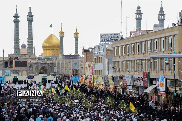 مراسم تشییع پیکرمطهر شهید سالم صفرزاده  مدافع حرم لشکر فاطمیون درقم
