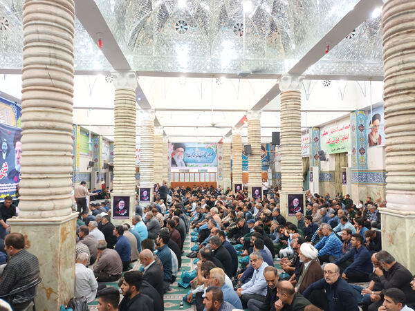  مراسم سوگواری شهادت آیت‌الله سید ابراهیم رئیسی و هیات همراه ایشان در بهبهان