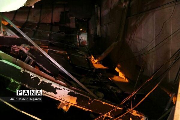 انفجار سیلند گاز رستوران بناب در جزیره کیش