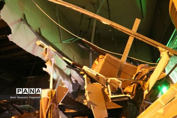 انفجار سیلند گاز رستوران بناب در جزیره کیش