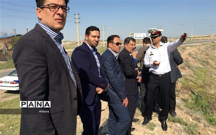 بازدید فرماندار نظرآباد از محورهای مواصلاتی شهرستان