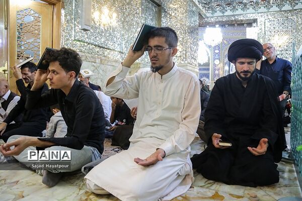 احیا شب ۱۹ ماه مبارک رمضان در حرم حضرت معصومه(س)
