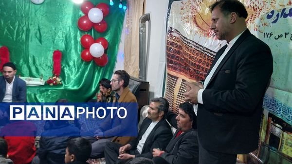 جشن میلاد طفل شش ماهه کربلا در هیئت علی‌اصغری فداف