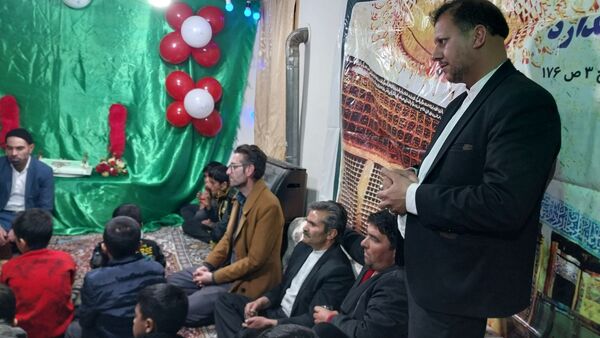 جشن میلاد طفل شش ماهه کربلا در هیئت علی‌اصغری فداف