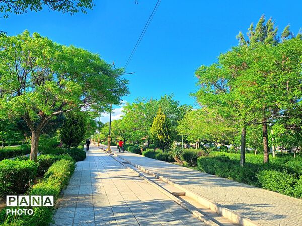  بزرگترین پارک خطی شرق کشور سرسبز تر از همیشه
