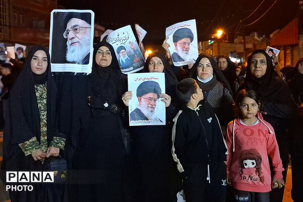 مراسم بزرگ عزاداری به‌مناسبت گرامیداشت شهادت جانسوز حضرت آیت‌الله امام خامنه در باشت